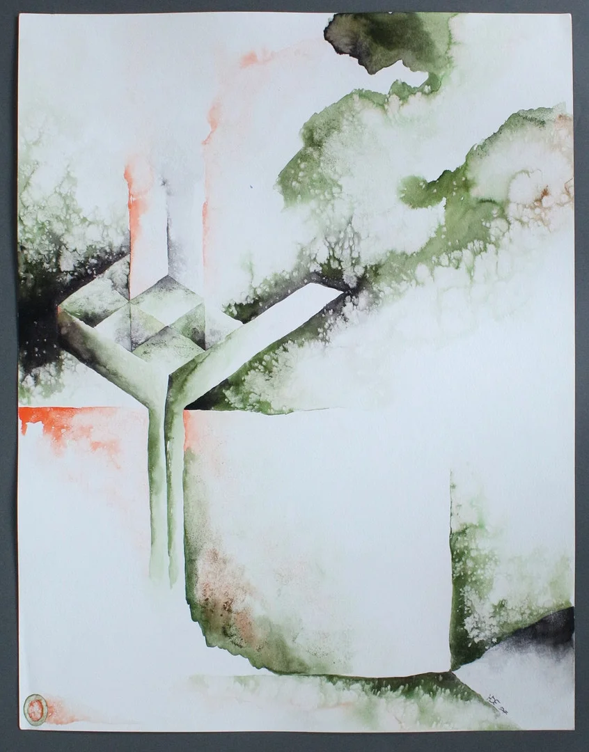 HEINZ DIETER EBERT. Mischtechnik, signiert, 1994, ca. 50 x 65 cm. — Drawings — Stockholms Auktionsverk Düsseldorf/Neuss