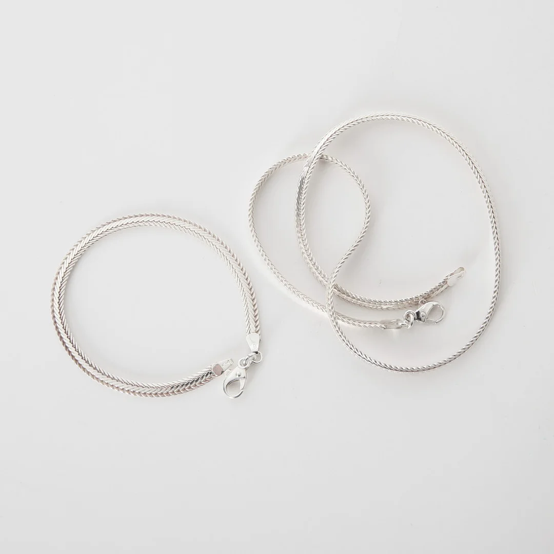 SMYCKESET, 2 delar, Sterlingsilver, Balestra, Italien. — Jewellery Suites — Auktionsverket Engelholm