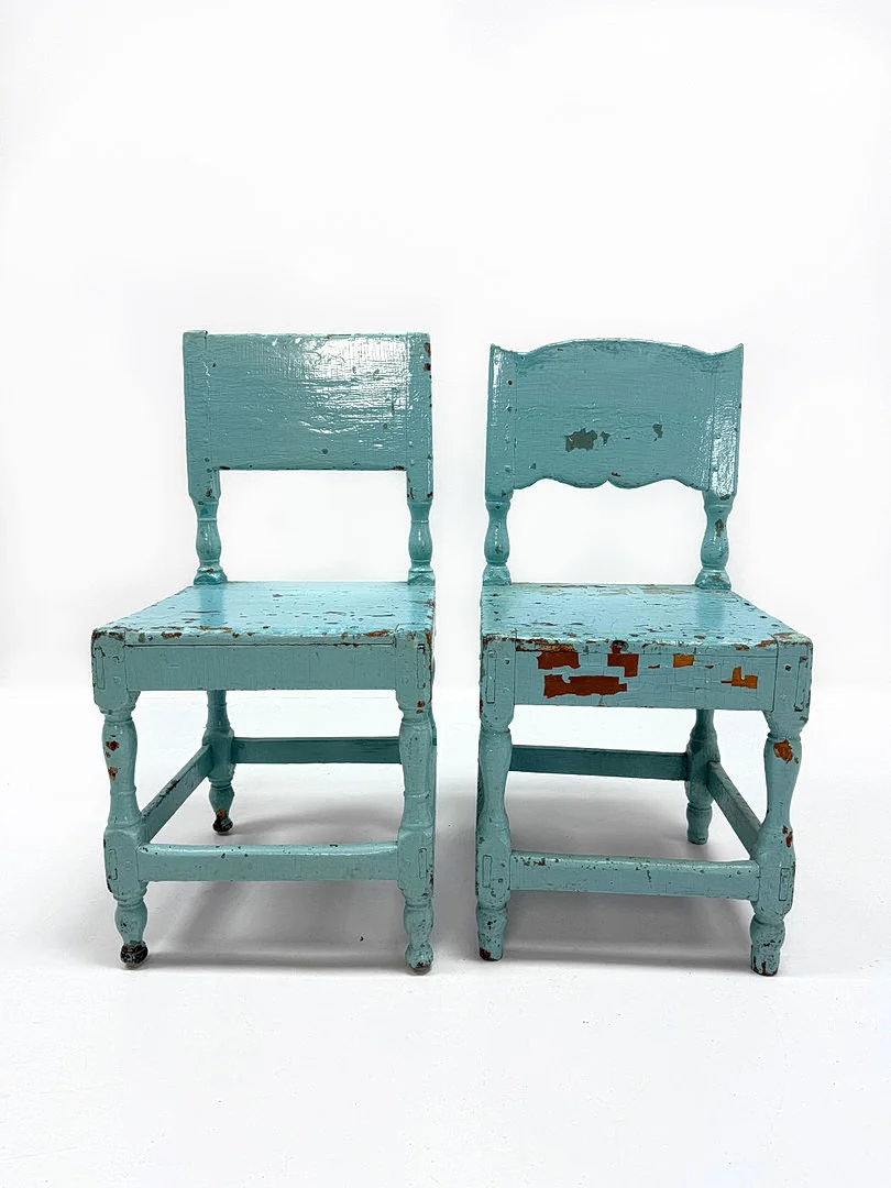 STOLAR 2 st, allmoge, 1800-tal. — Armchairs & Chairs — TOKA Auktionshus