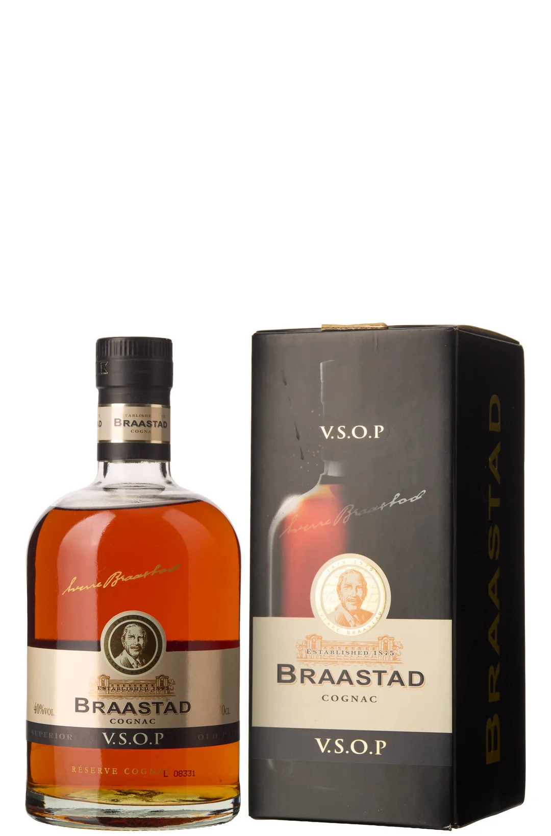 1 x Braastad Cognac VSOP Reserve (OCB) — 1 x Braastad Cognac VSOP Reserve (OCB) — Vin/Brennevin — Blomqvist